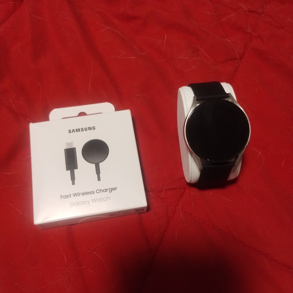 Samsung Galaxy Watch with Black Band